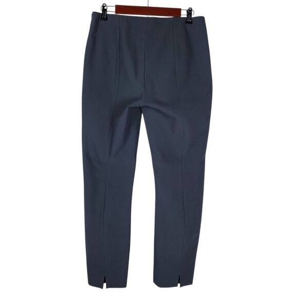 Vince Stitch Front Seam Ponte Legging Pants Sz L Dark Gray Side Zip Work Career - Picture 4 of 14